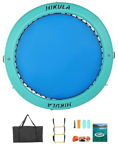 Inflatable Round Floating Ring - Water Hammock Dock